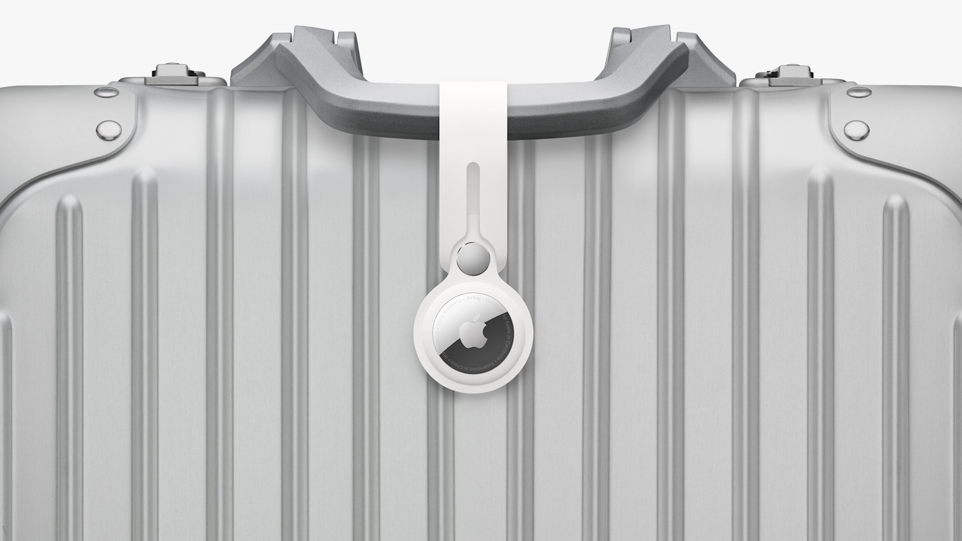 tracker attached to suitcase