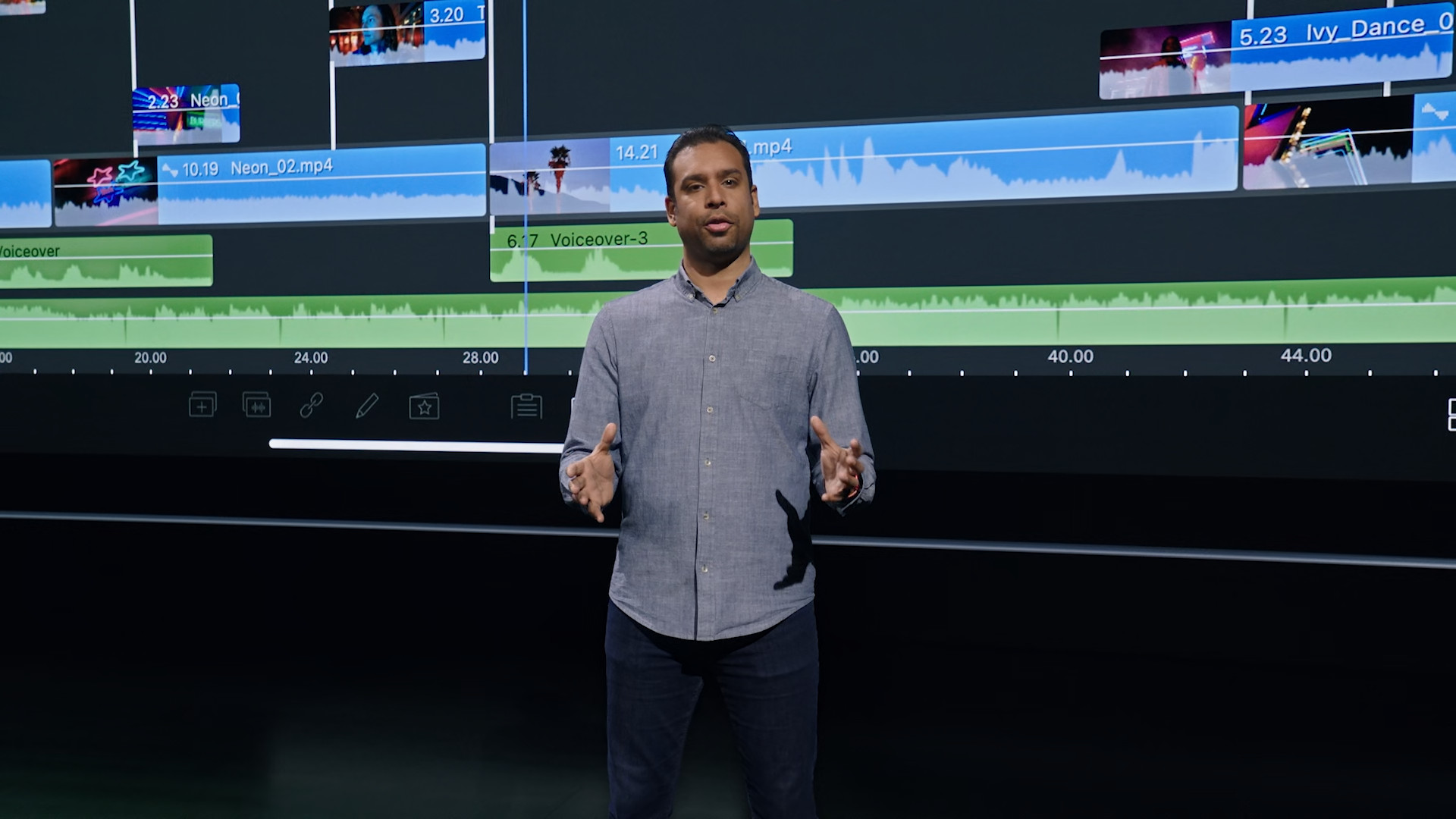 video editing software demonstration