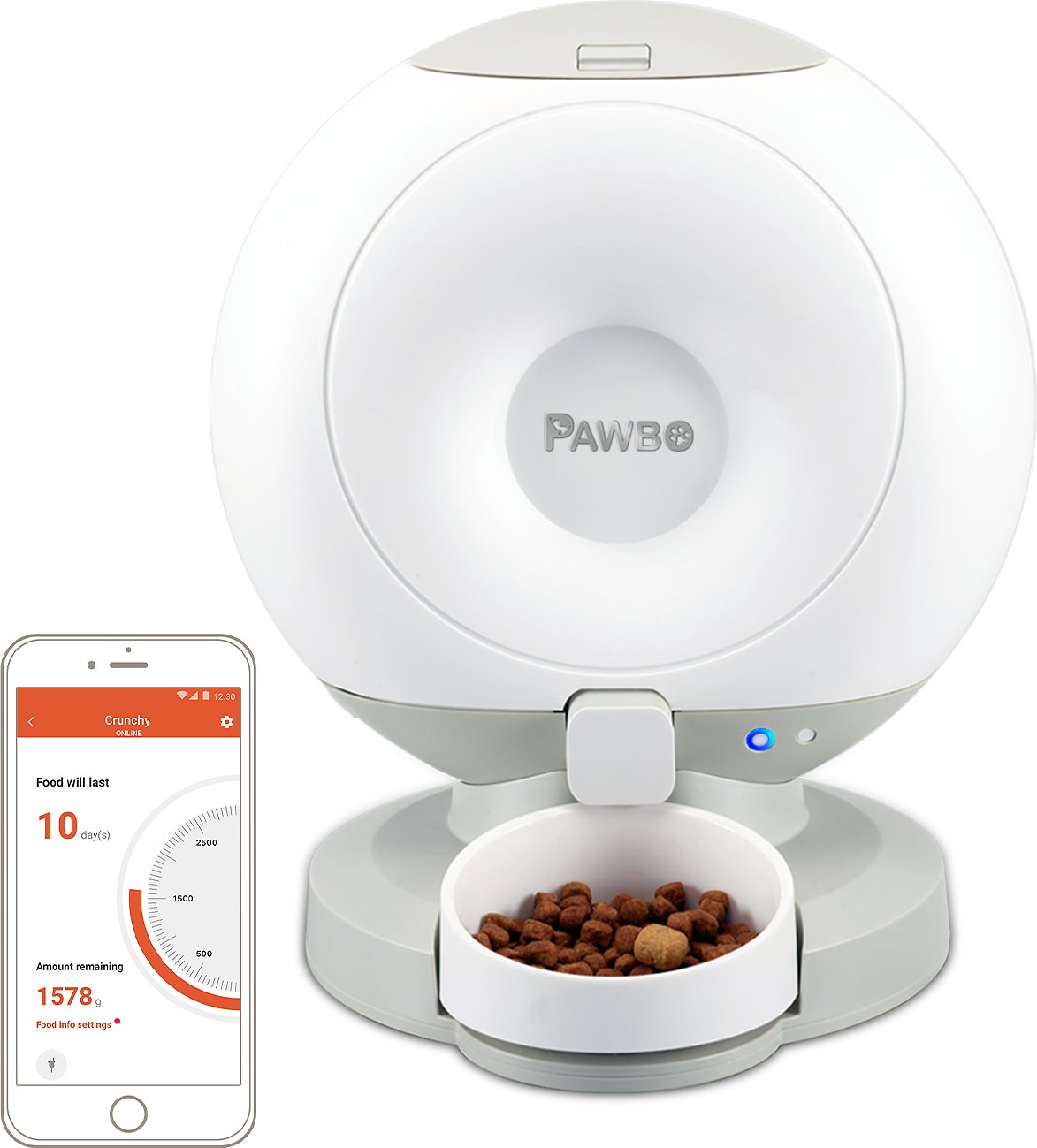 automatic pet feeder with smartphone app
