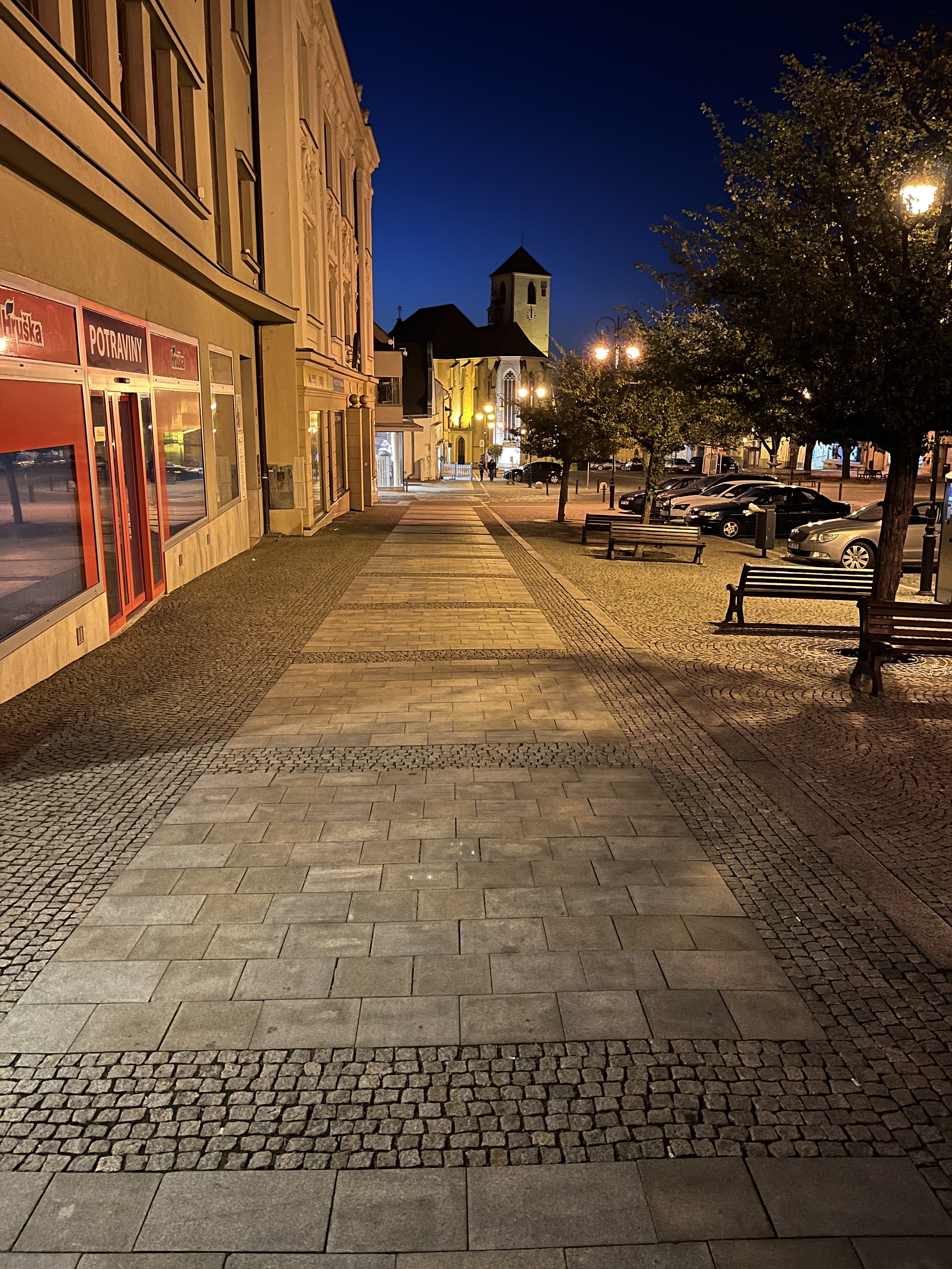 city street night view