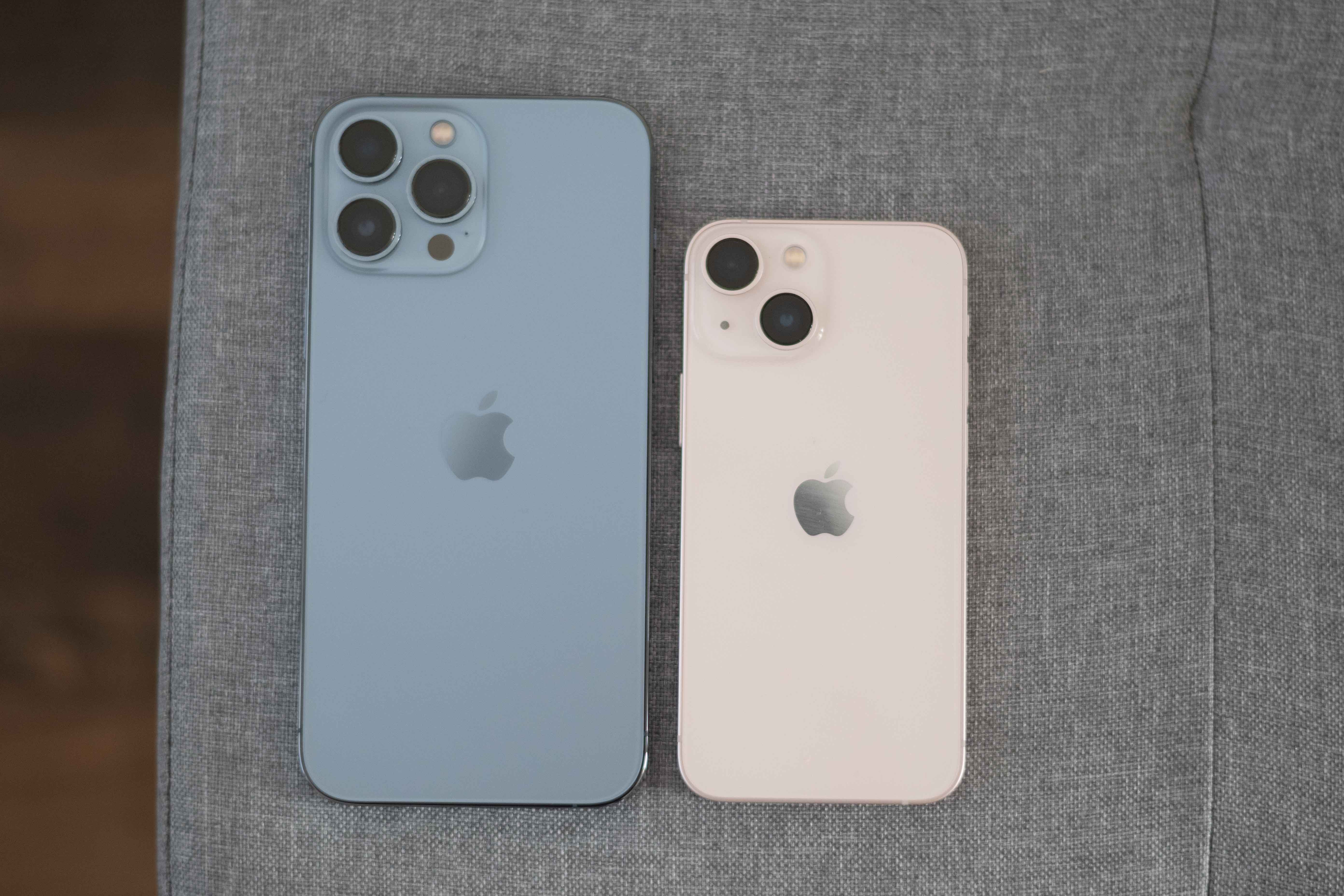 iPhone 13 Pro Max vs. iPhone 13 mini