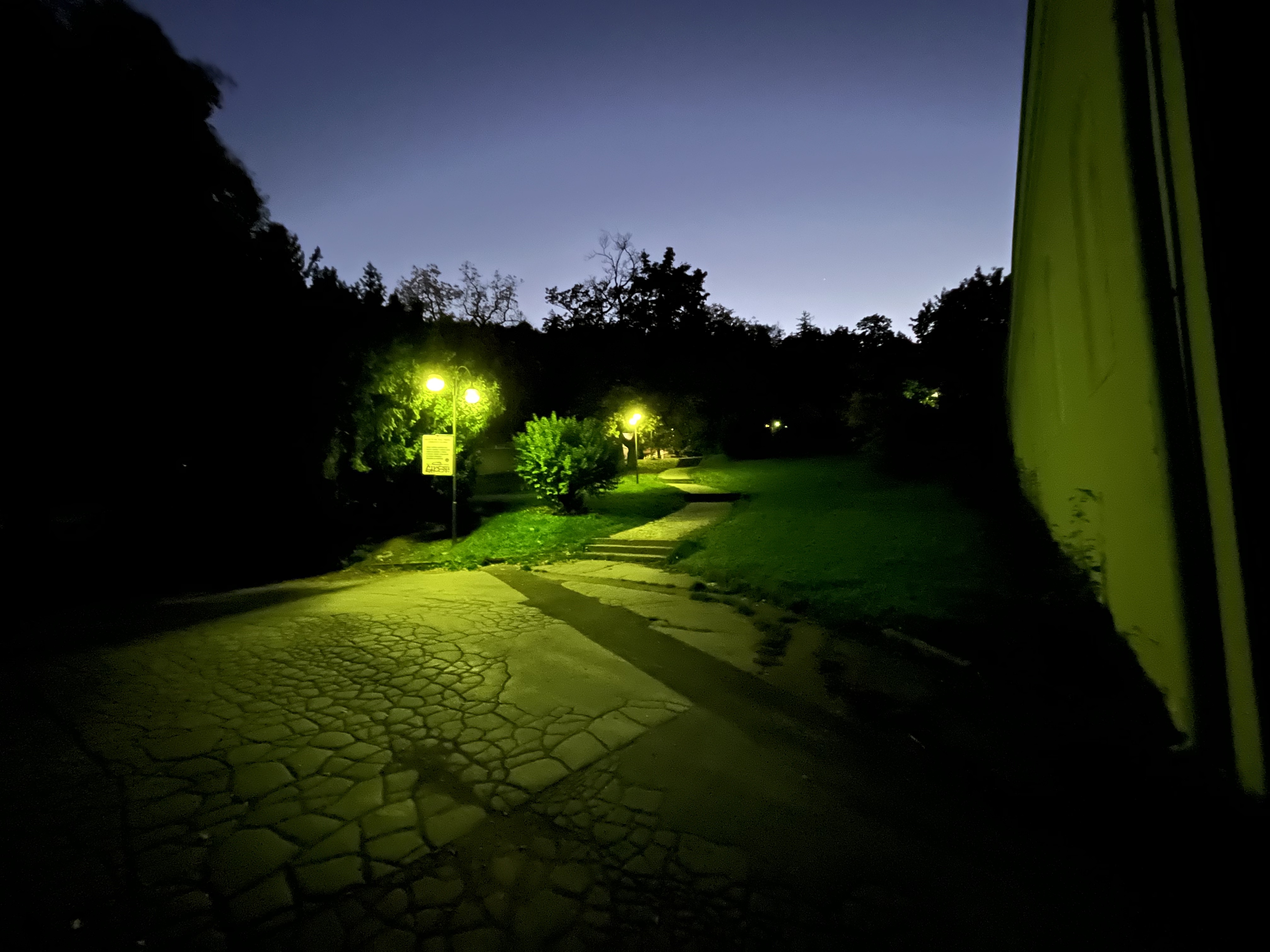 night park pathway