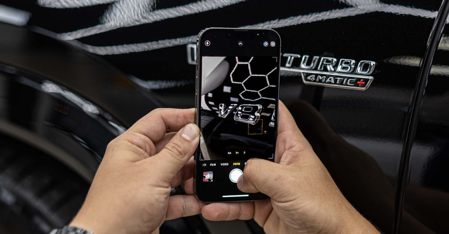 smartphone photography car logo