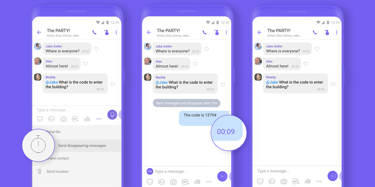 Viber přináší funkci mizejících zpráv i pro skupinové konverzace