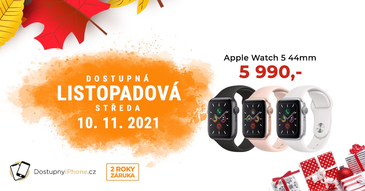 Apple Watch dostupná středa