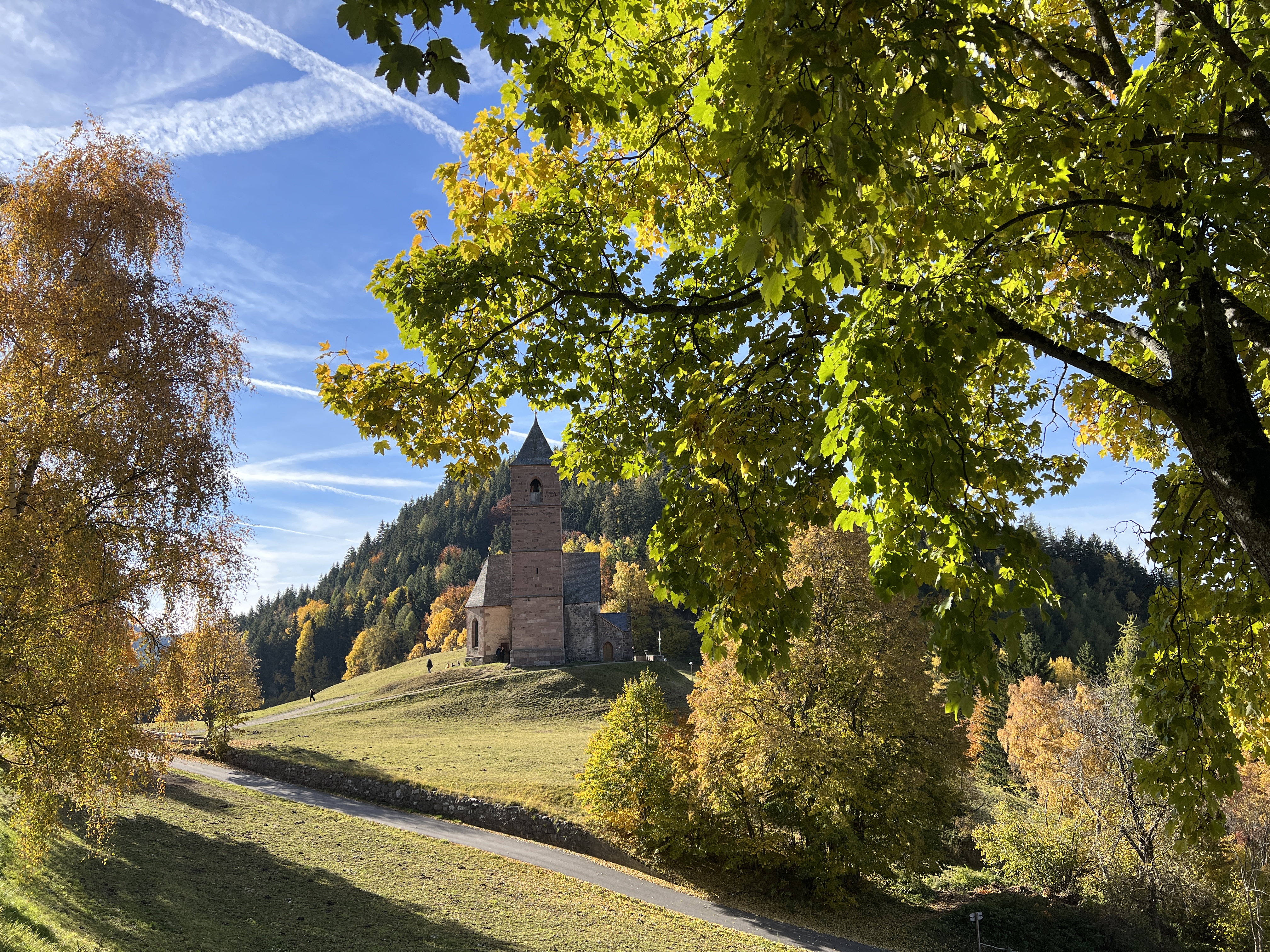 church hill autumn leaves