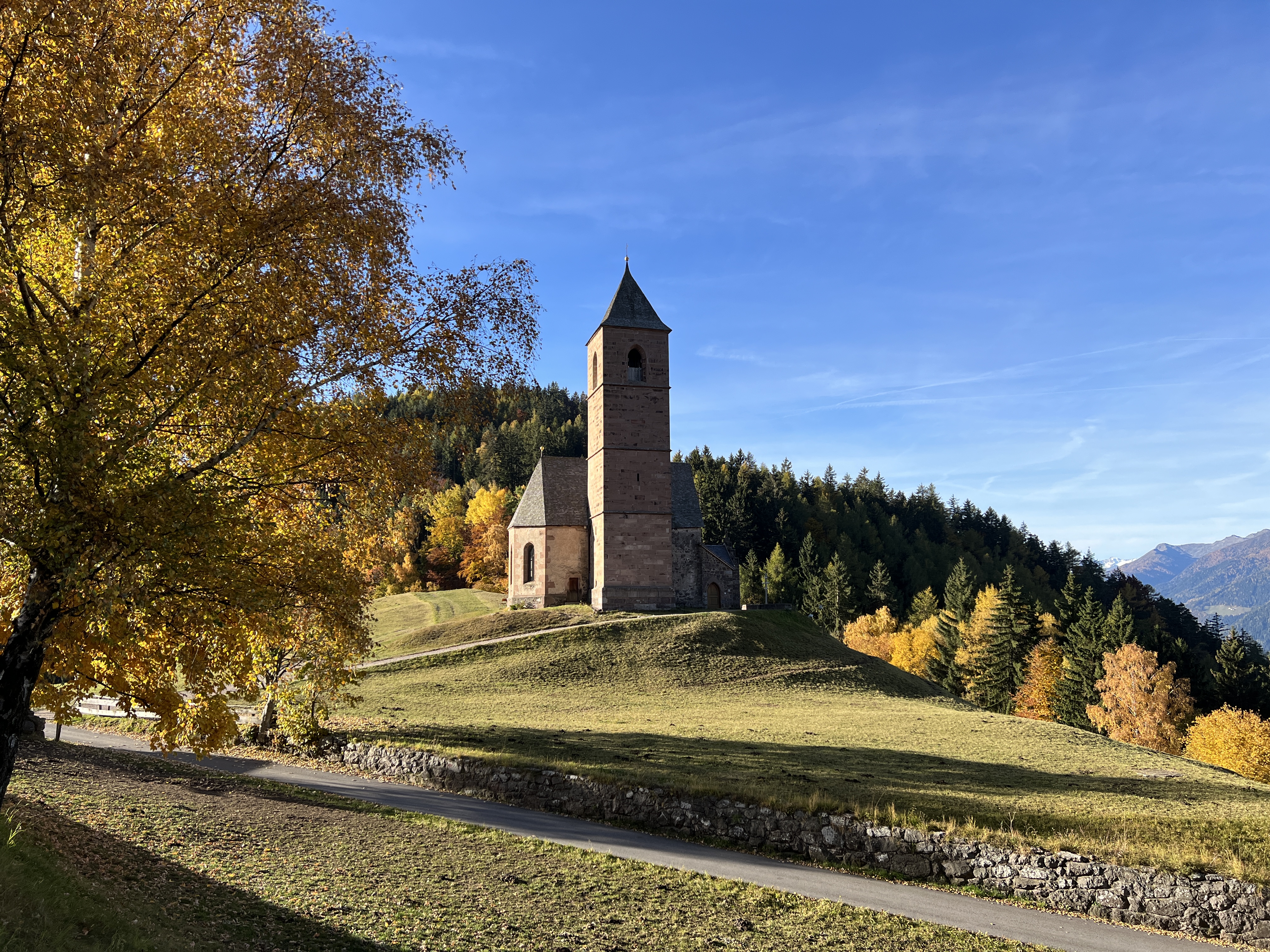 church hill autumn trees