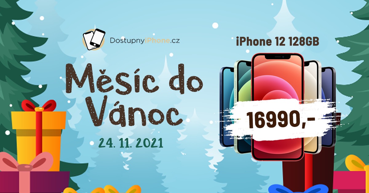 Dostupný iPhone: Měsíc do Vánoc – iPhone 12 128GB za 16 990 Kč