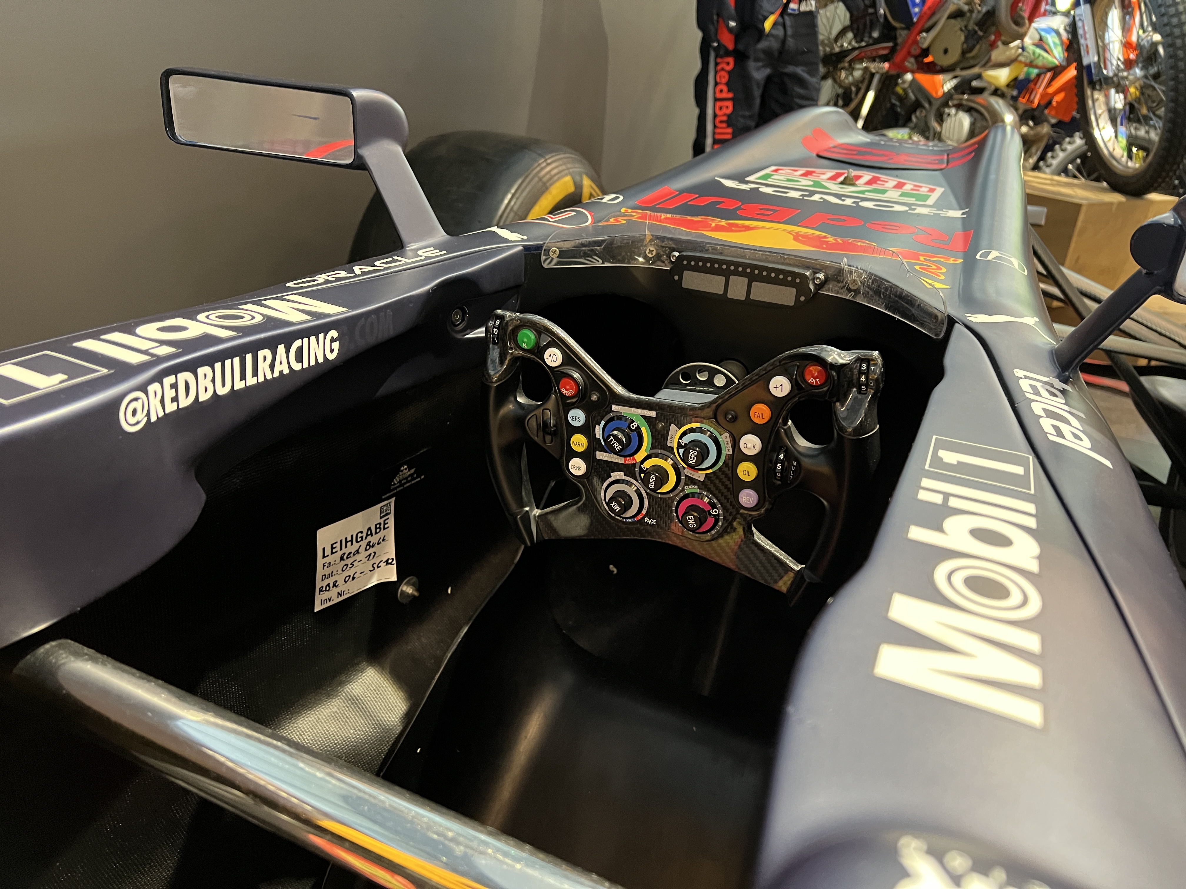 formula one car cockpit