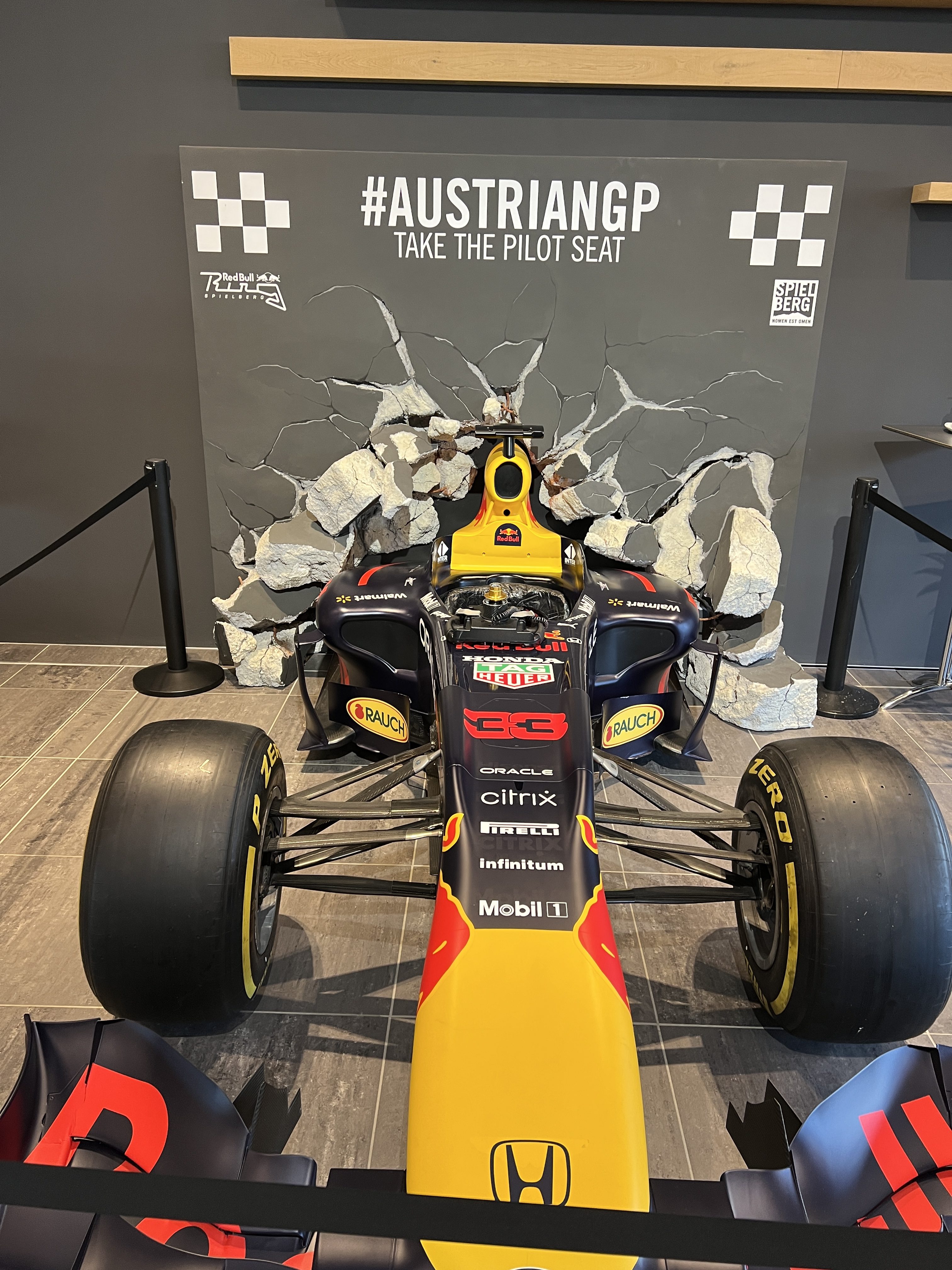 formula one car display