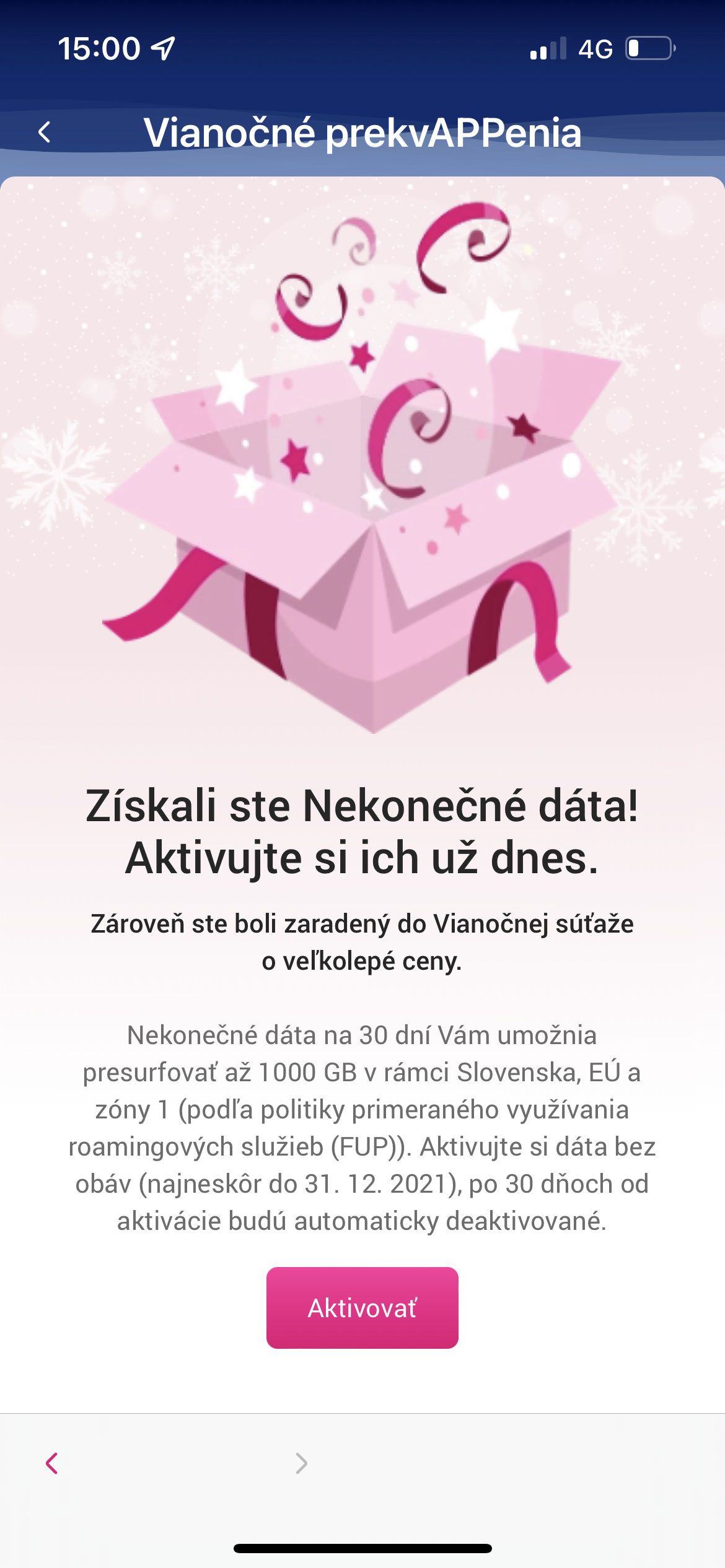 holiday data offer