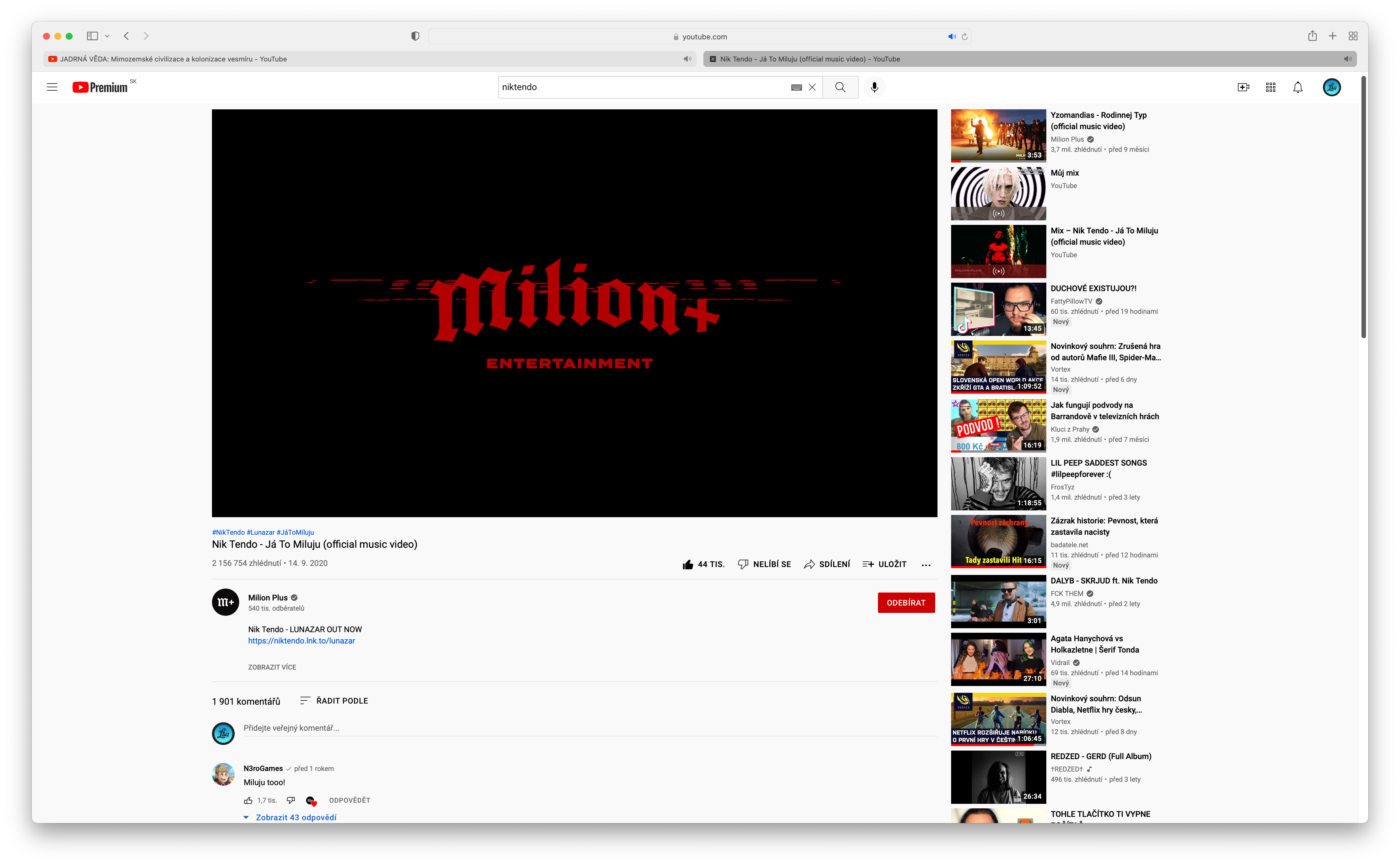 skryty dislika youtube