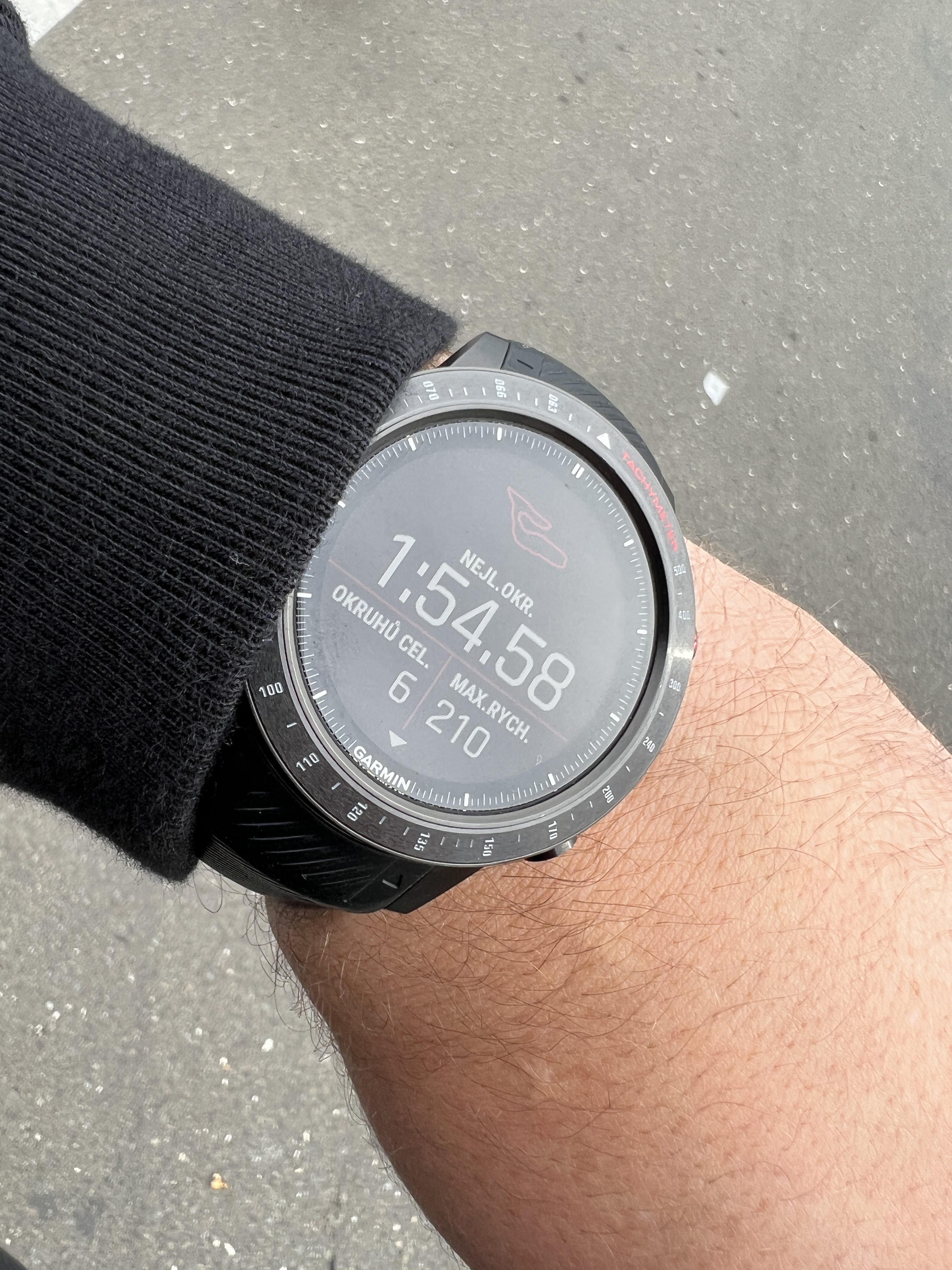 smartwatch on wrist