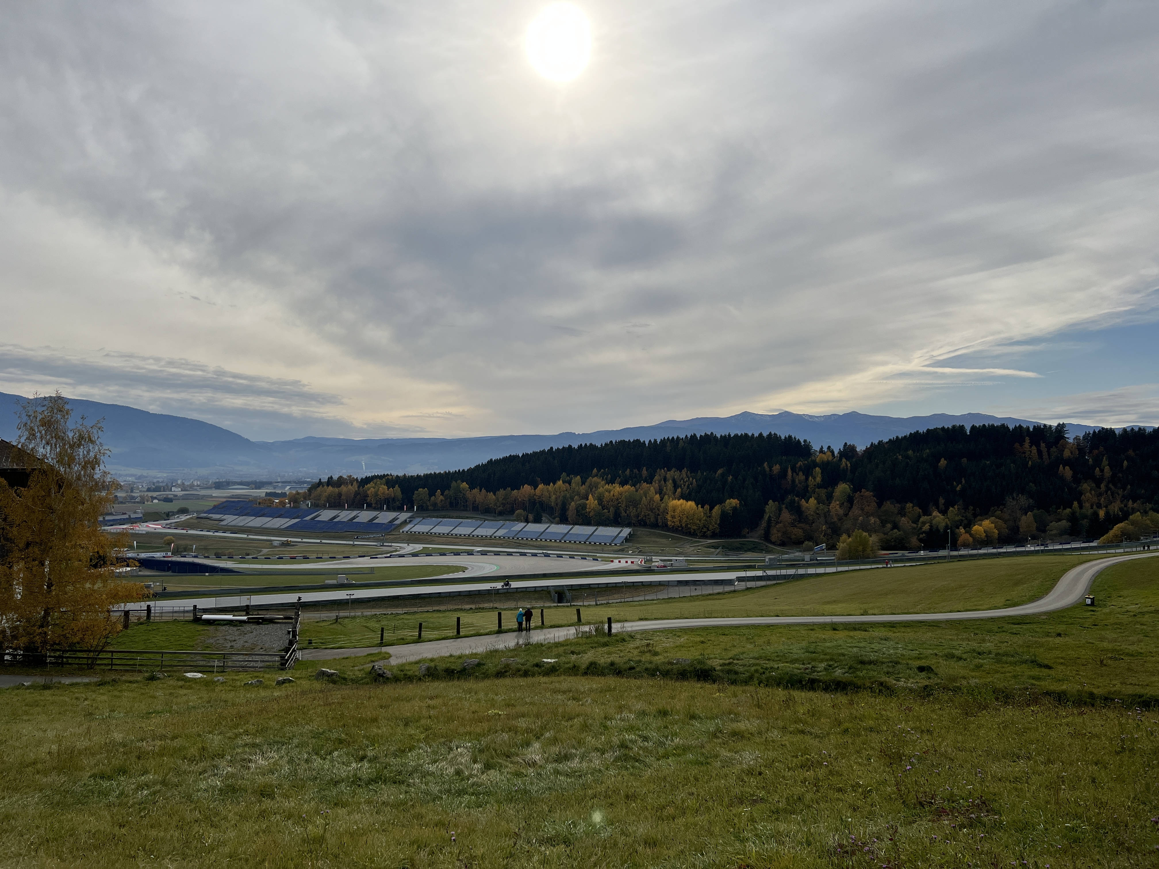 sunny landscape with hills