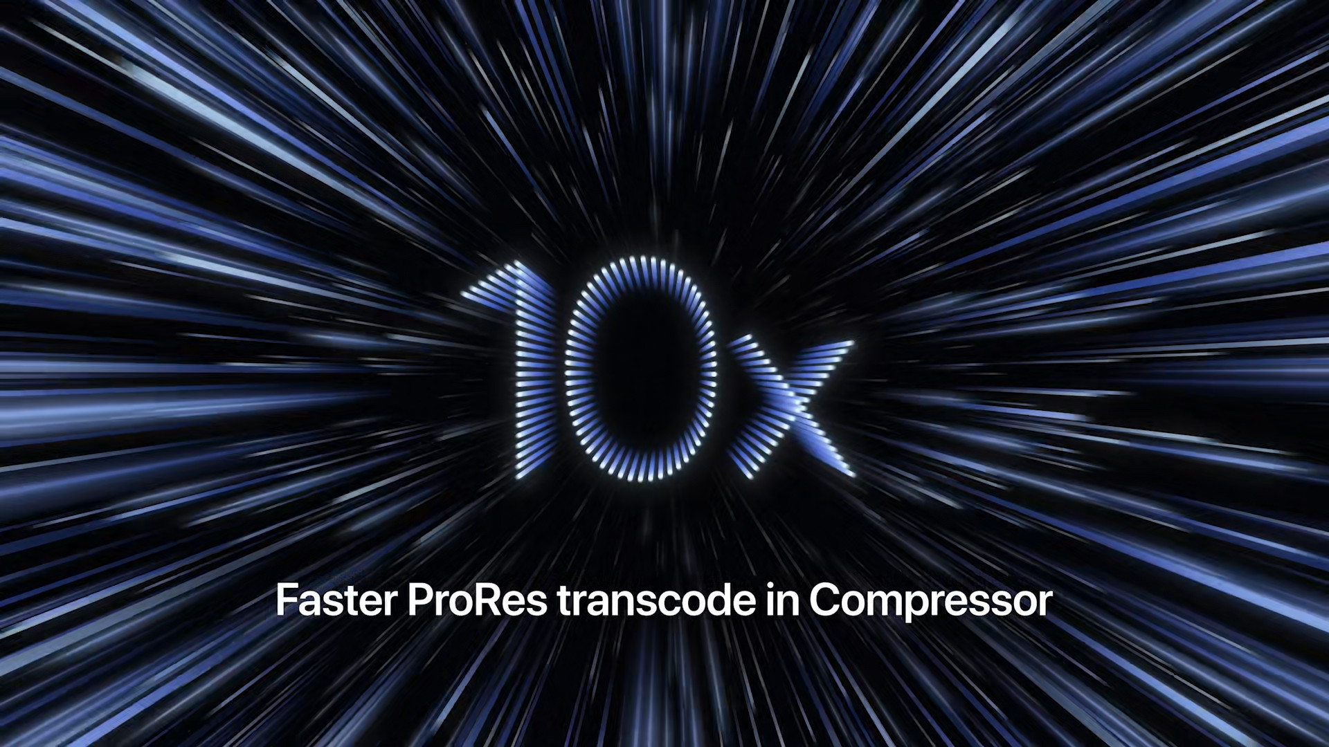 10x faster prores transcode