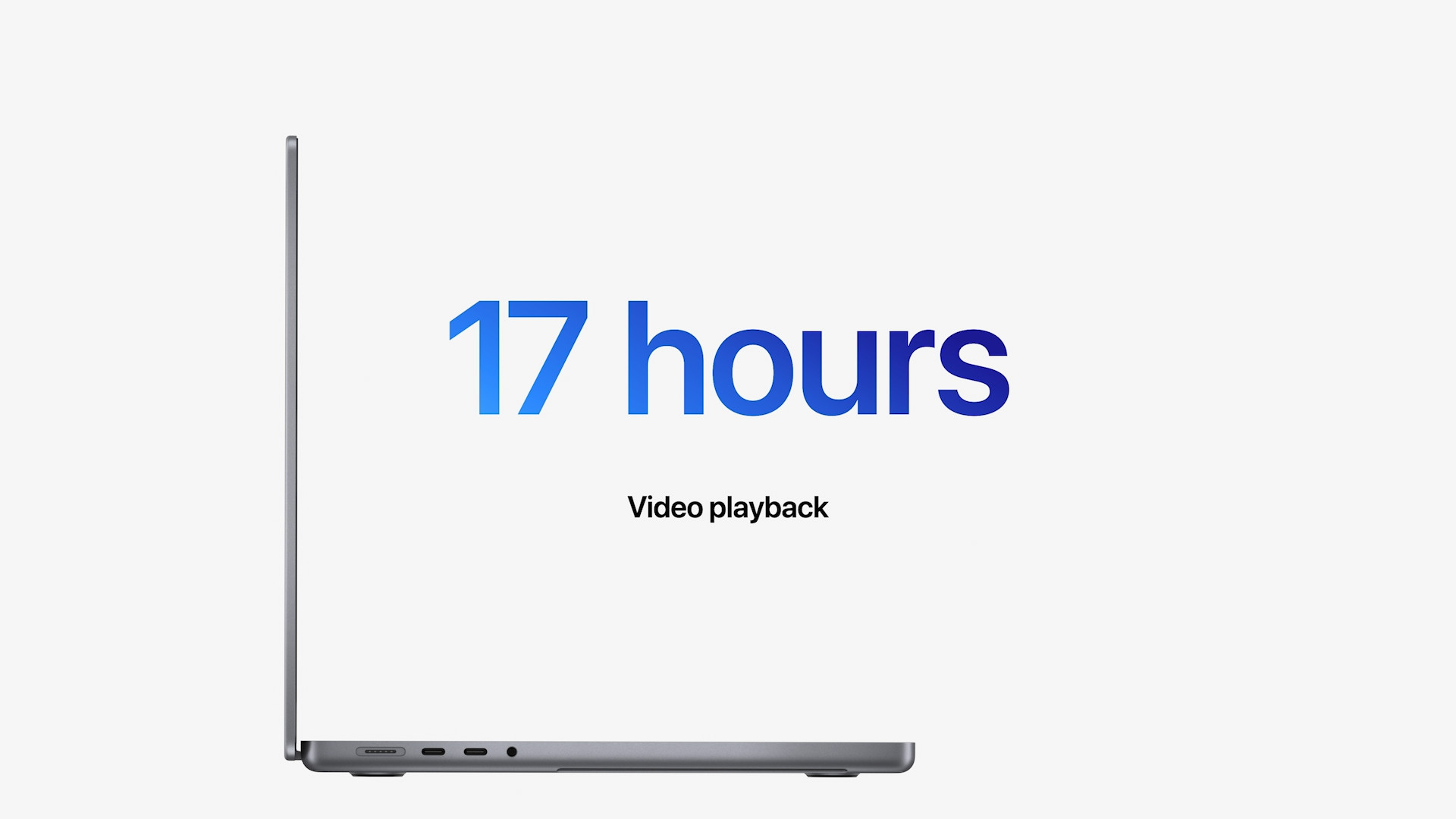 17 hours video playback