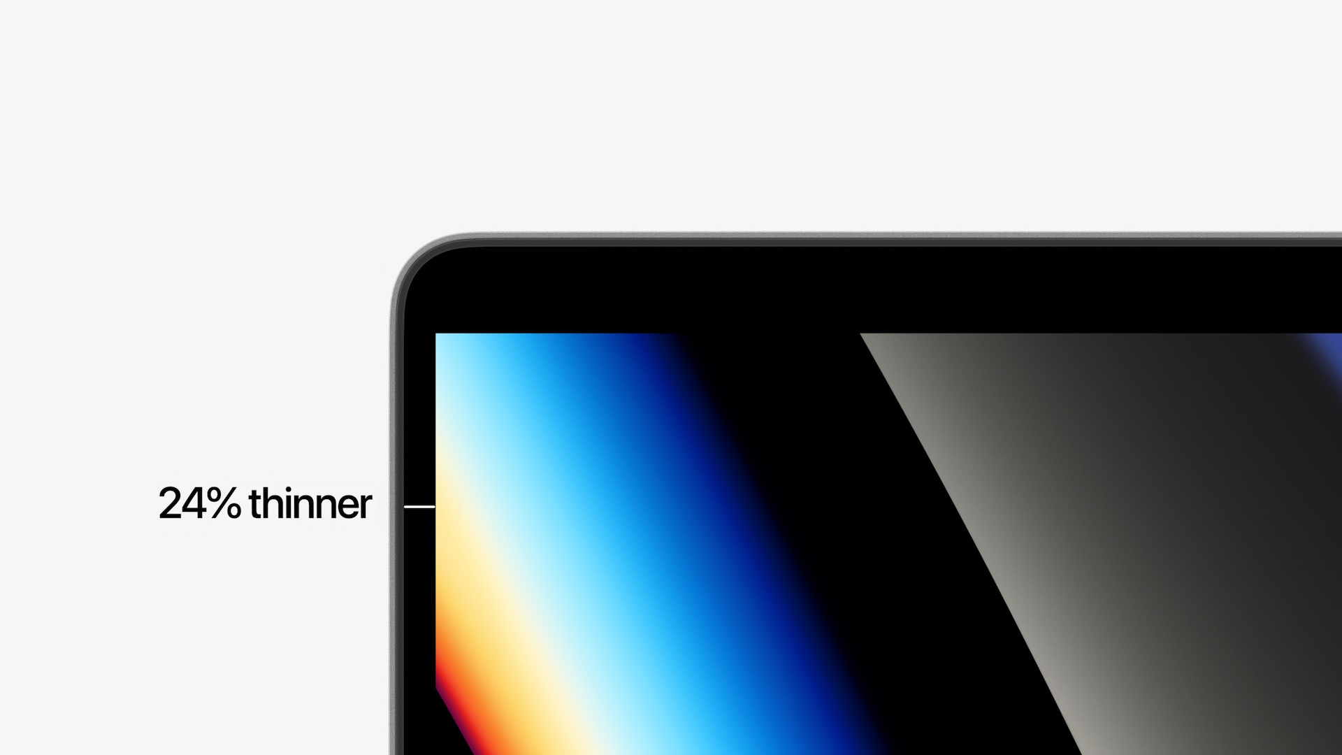 24 percent thinner laptop edge