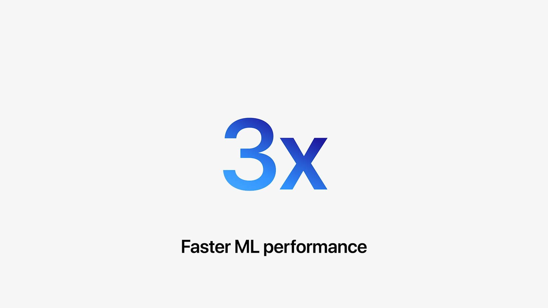 3x faster ml performance