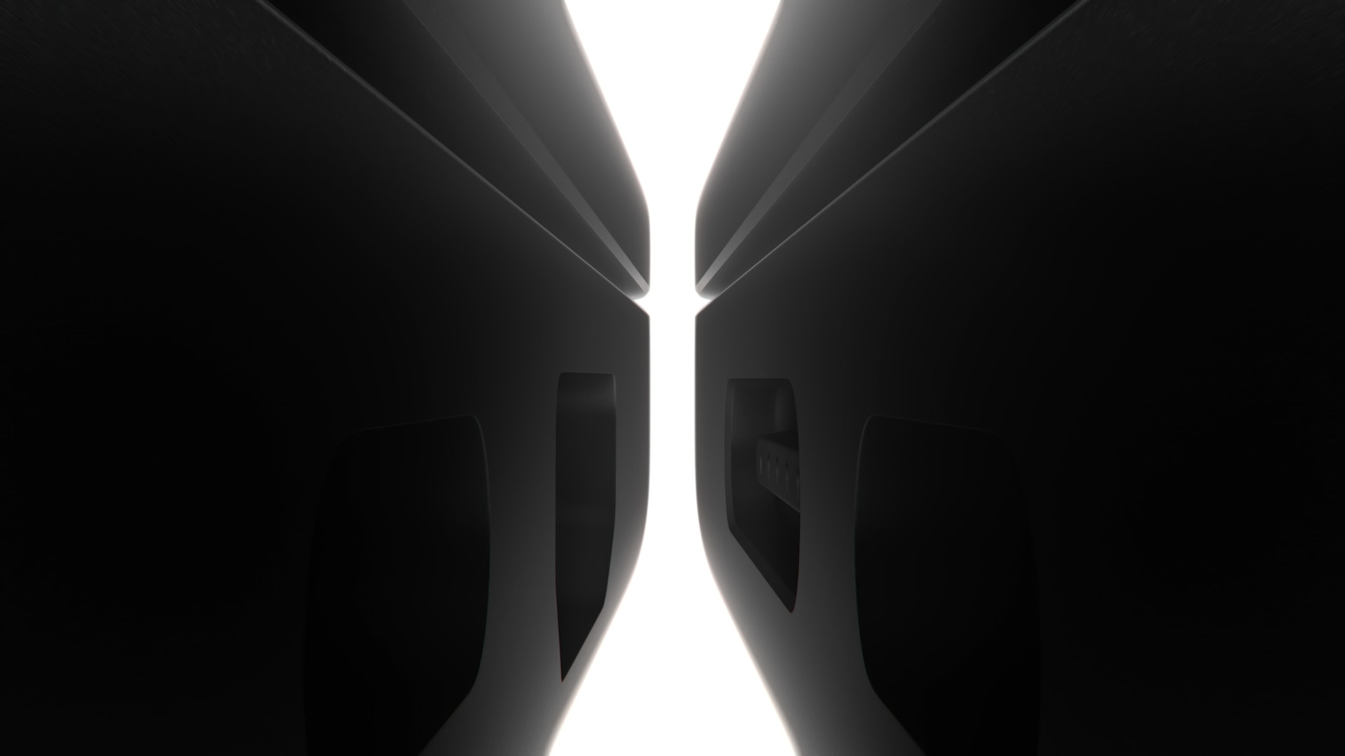 abstract light gap