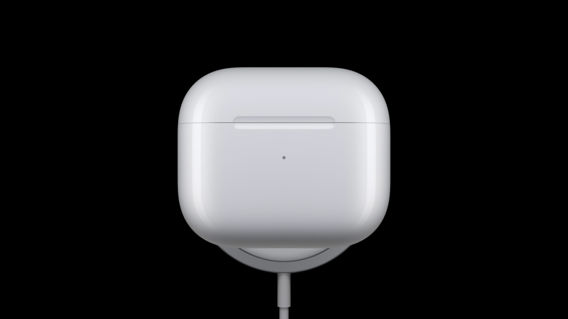 airpods case on charger