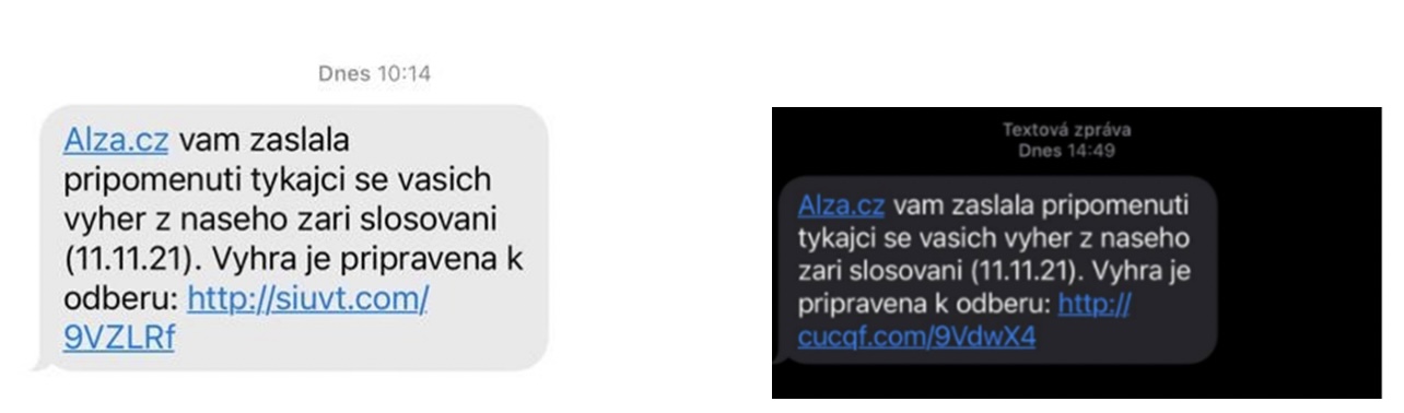 alza sms reminder
