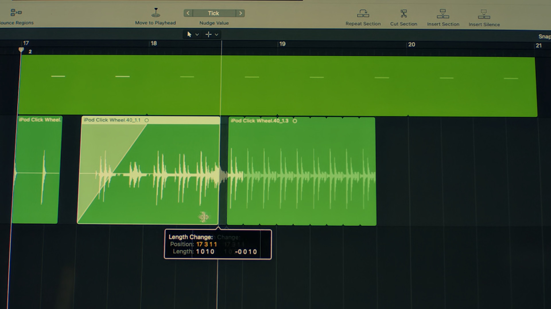 audio editing software screen