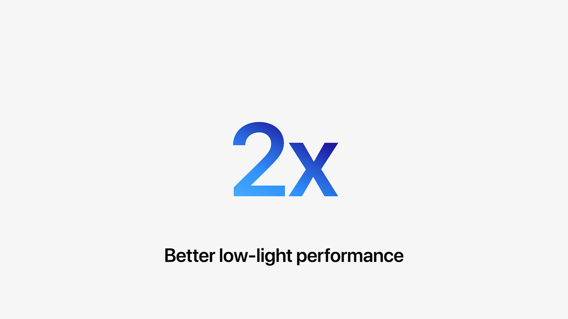 better low light performance