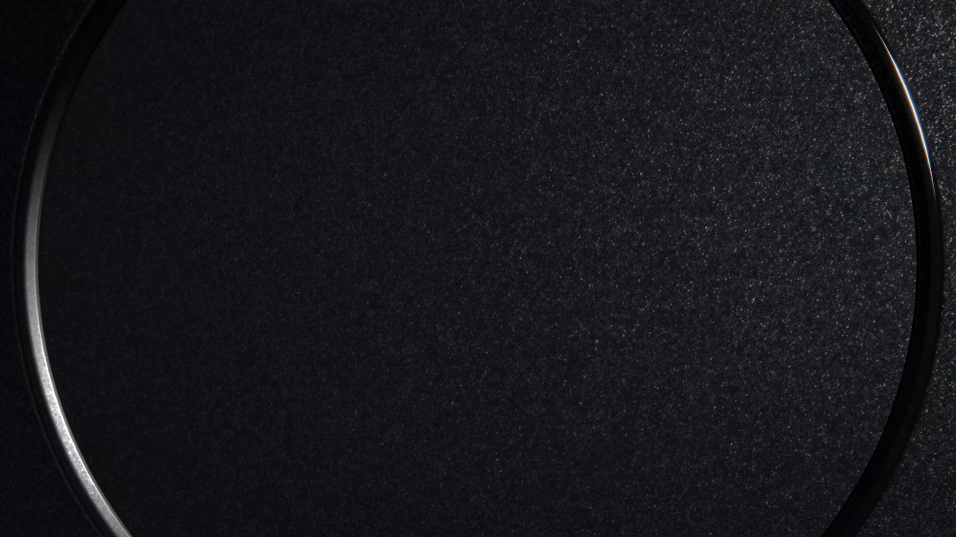 black textured circle