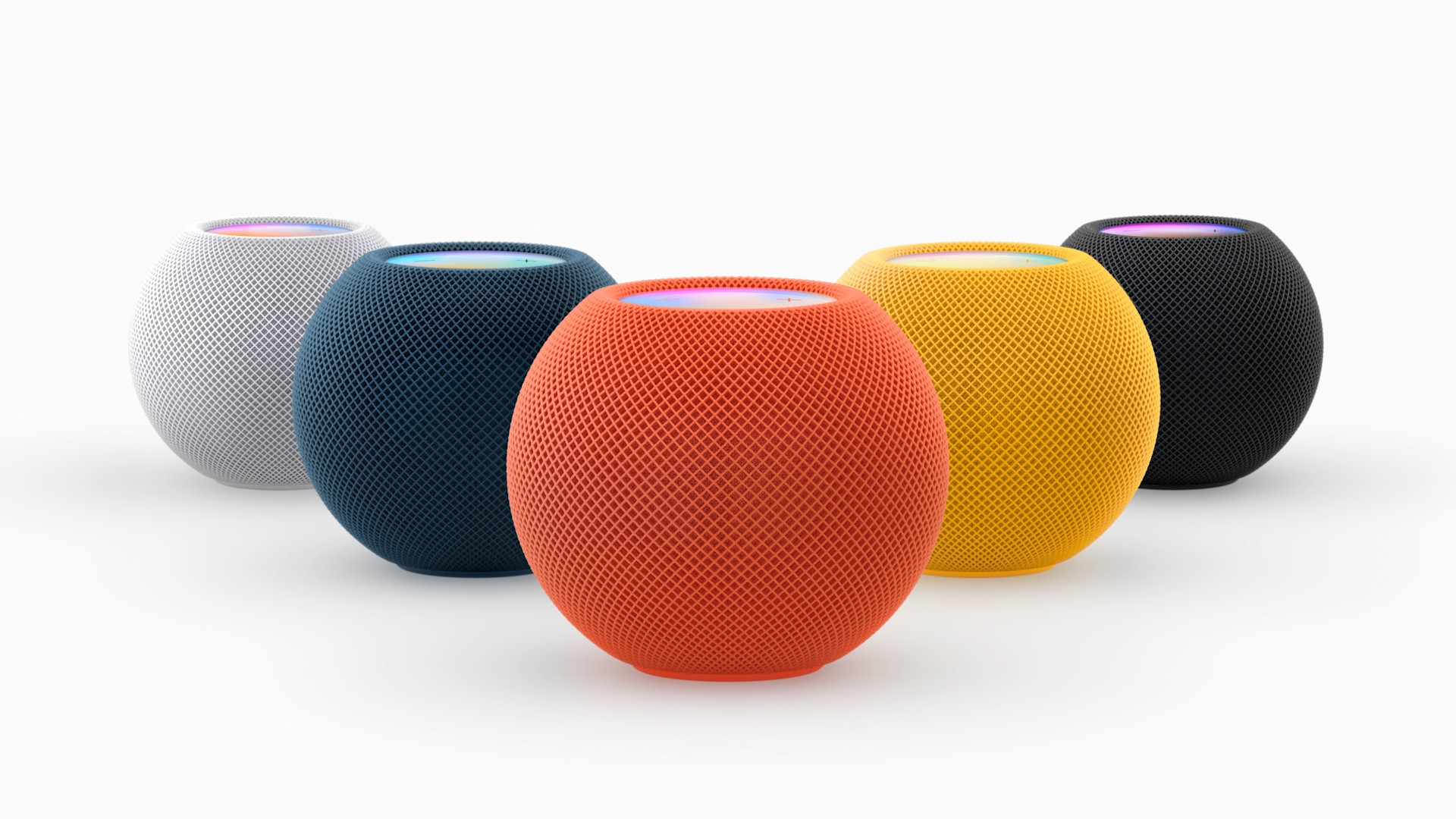 colorful smart speakers
