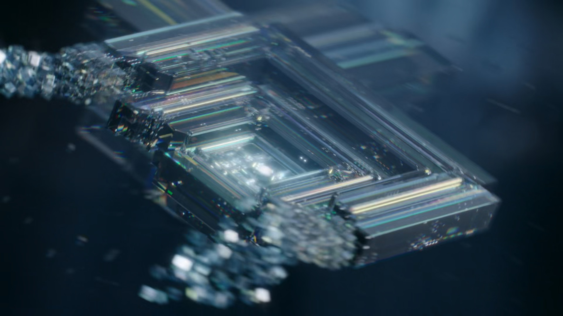 crystal structure closeup