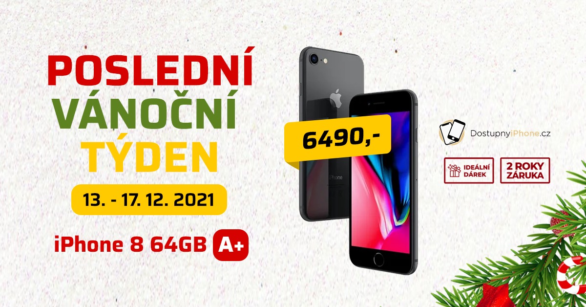 dostupny iphone posledni vanocni tyden