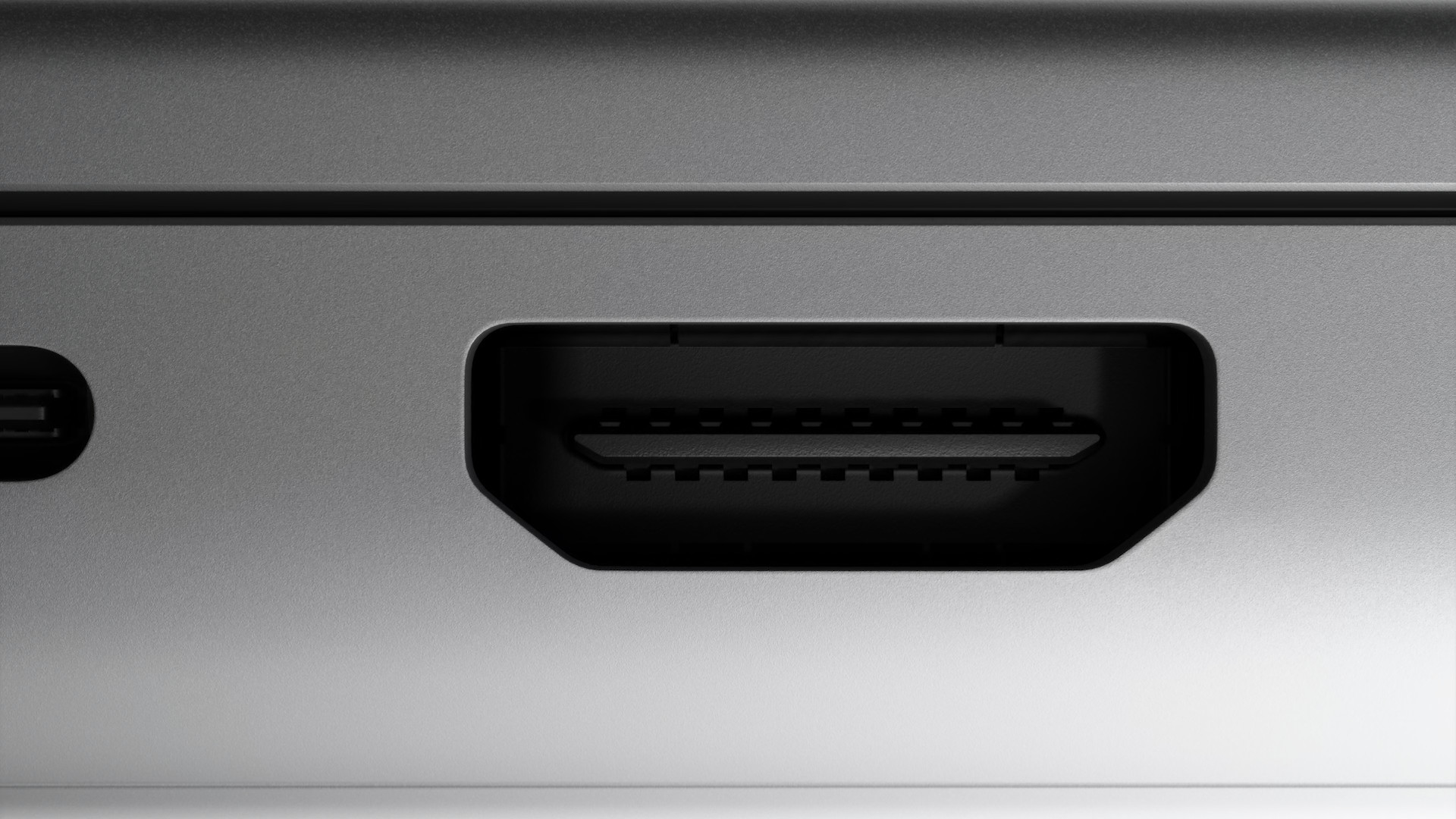 hdmi port closeup