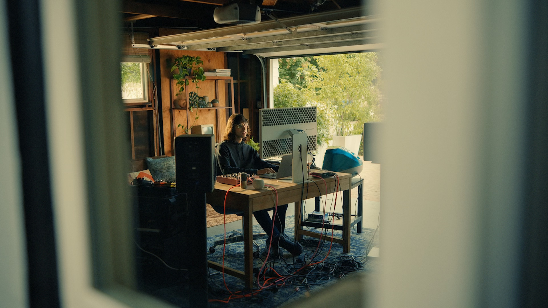 home studio setup window view