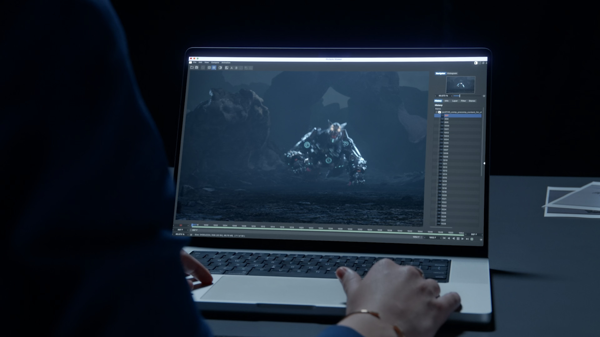 laptop screen 3d rendering