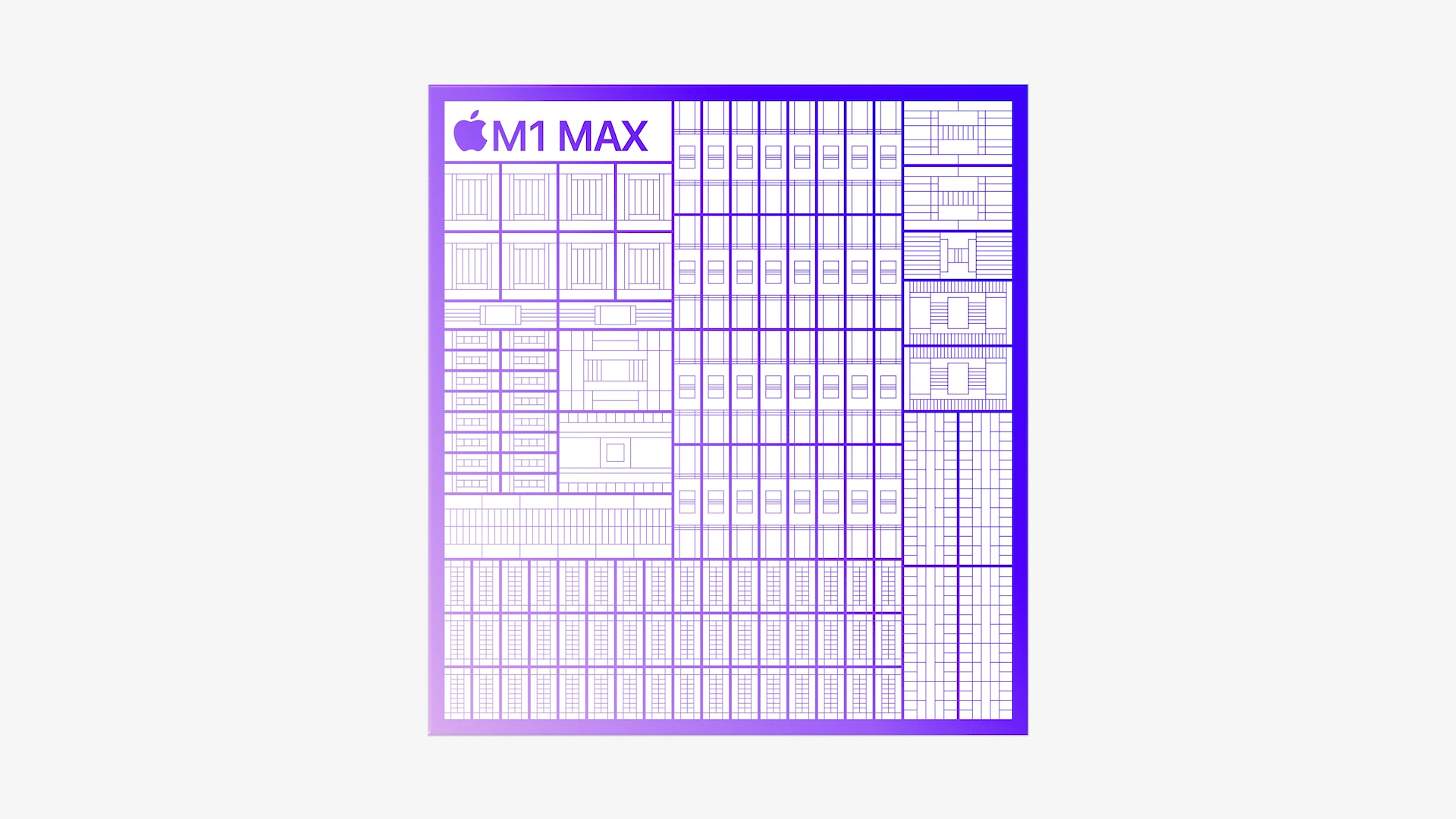m1 max chip diagram