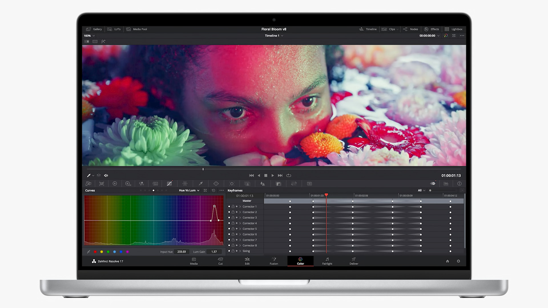 macbook pro color grading