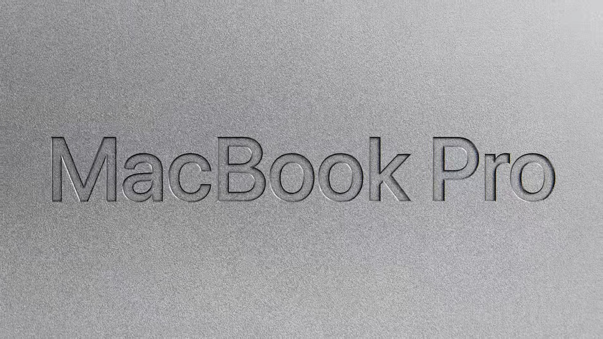 macbook pro embossed detail