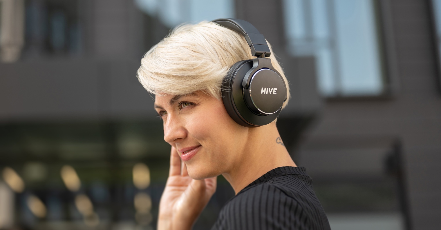 person wearing headphones