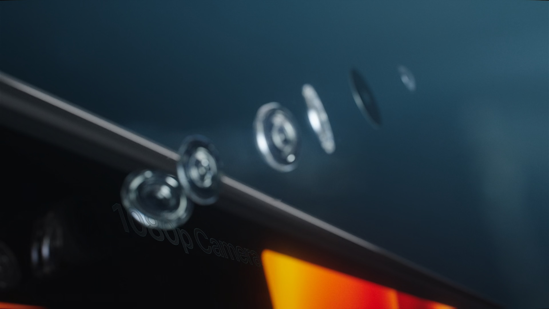 smartphone camera lens closeup