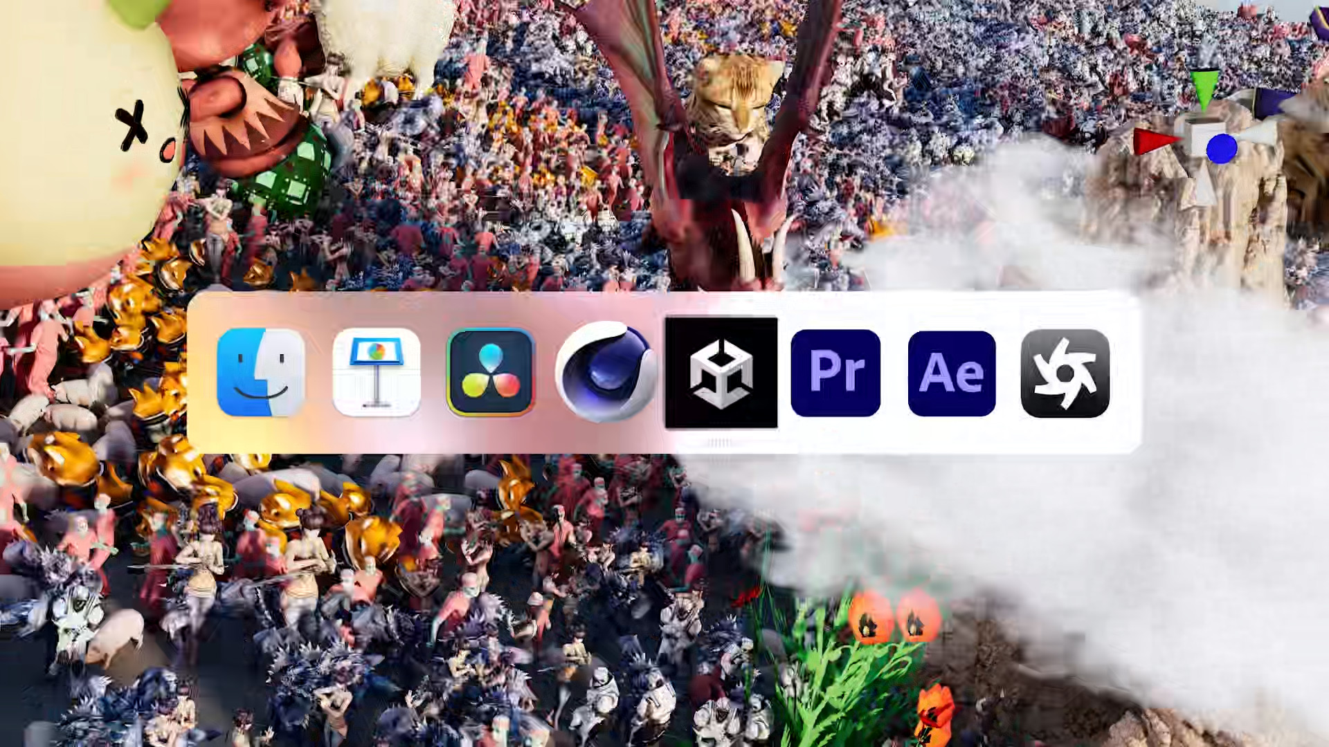 software icons crowd