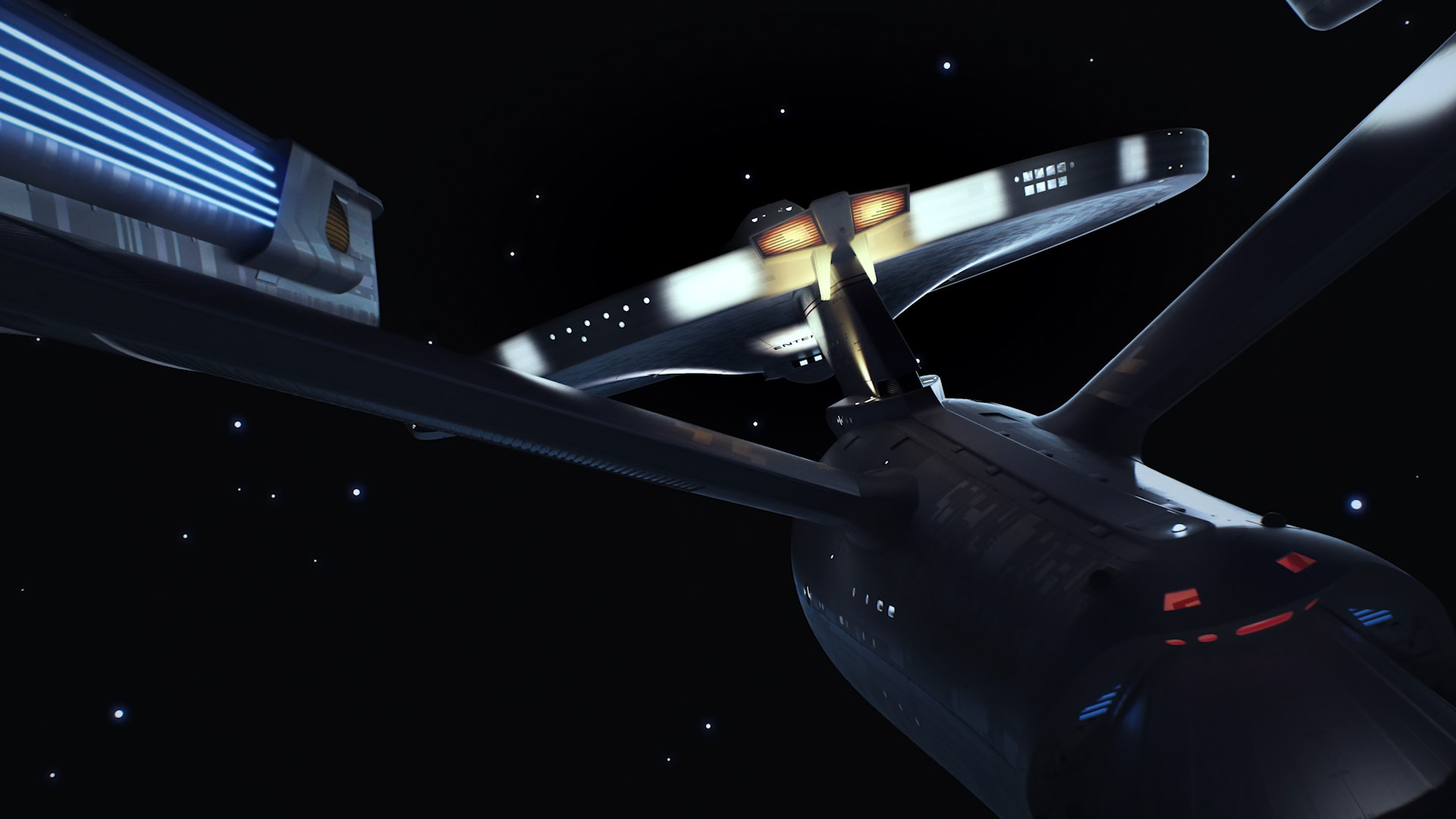 spaceship exterior view