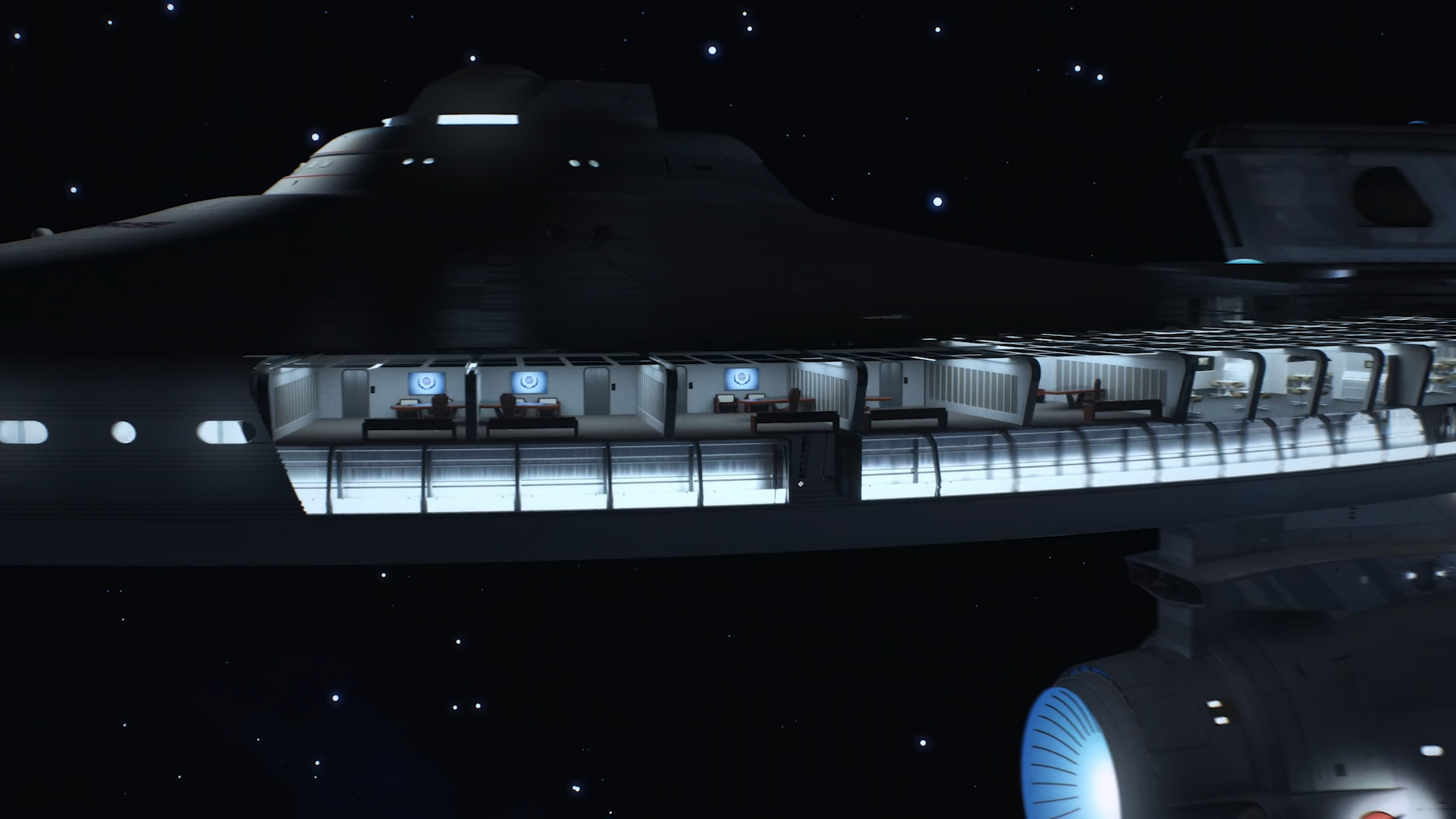 spaceship interior view