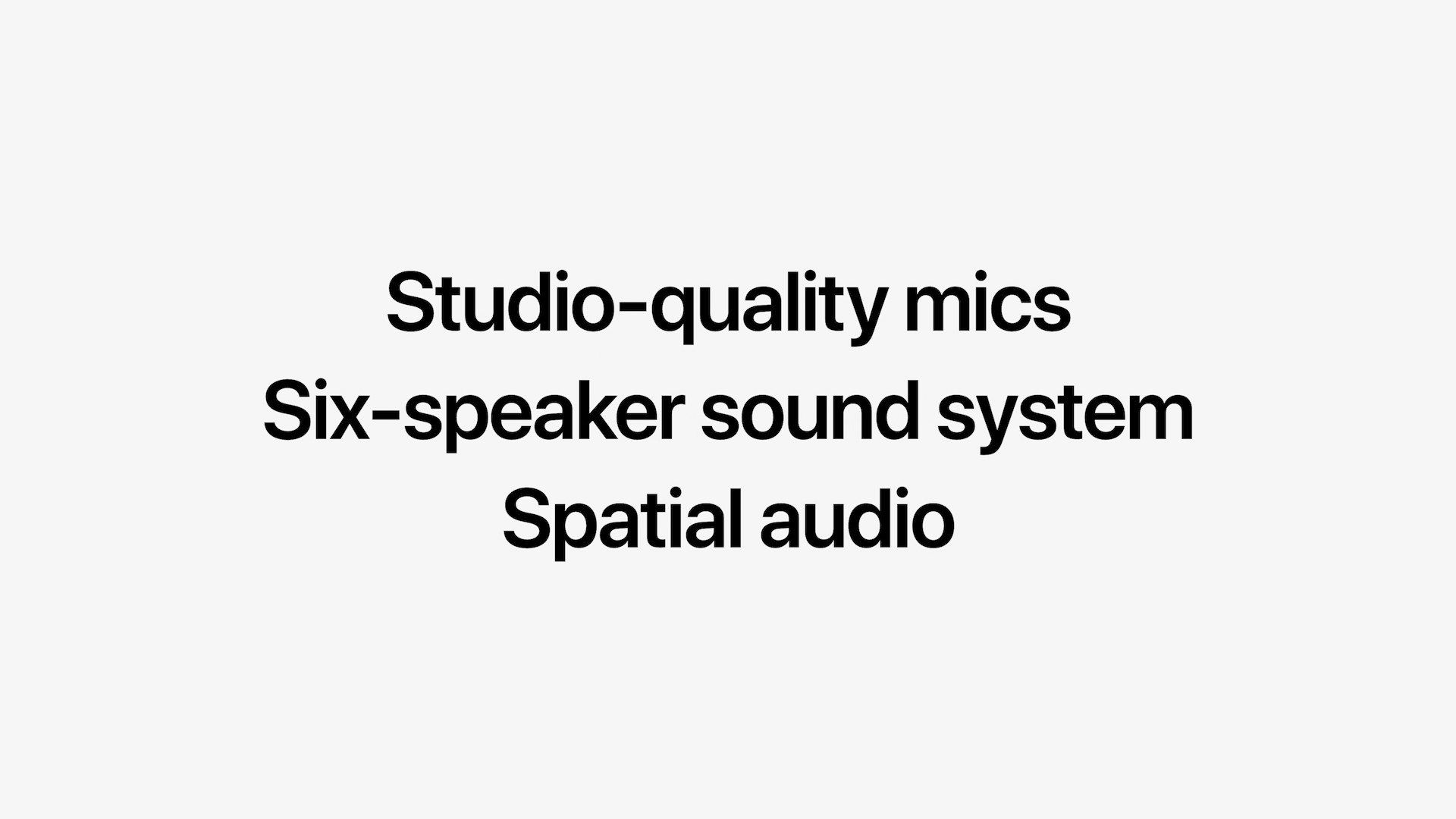 studio quality mics text