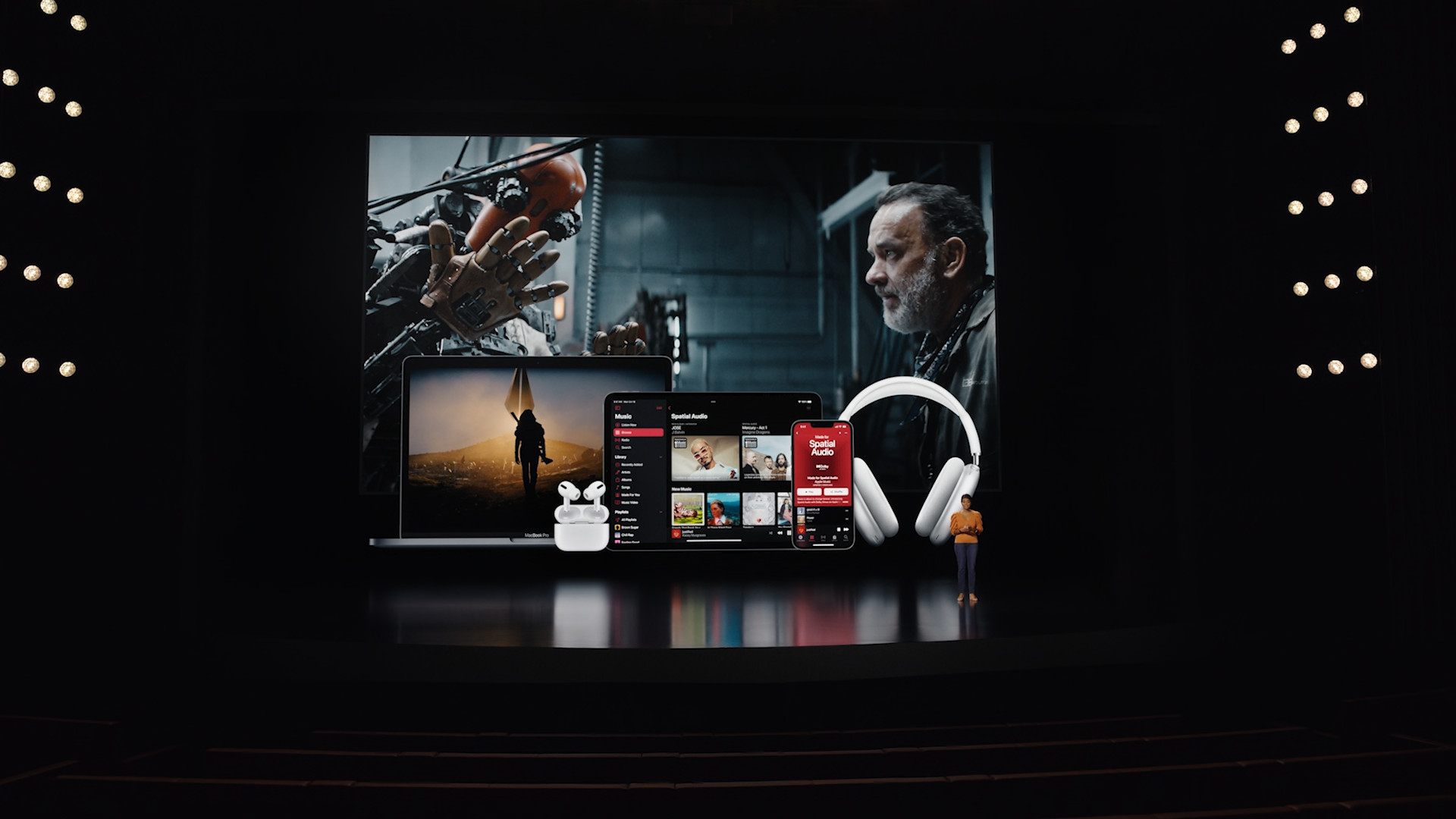 technology presentation stage