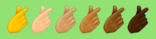 emoji finger snap