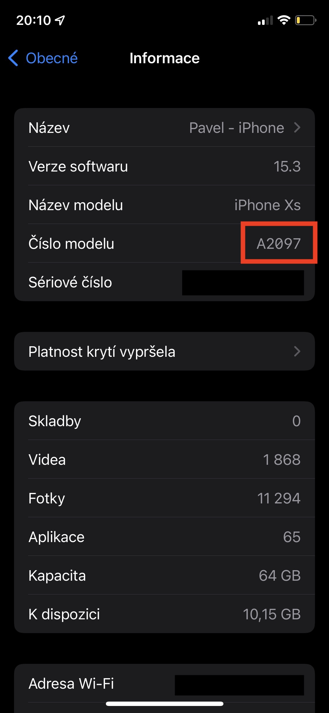 model_modelove_cislo_iphone4 modelové číslo iphone