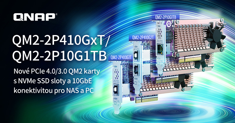 qnap pcie karty QNAP představuje nové PCIe karty