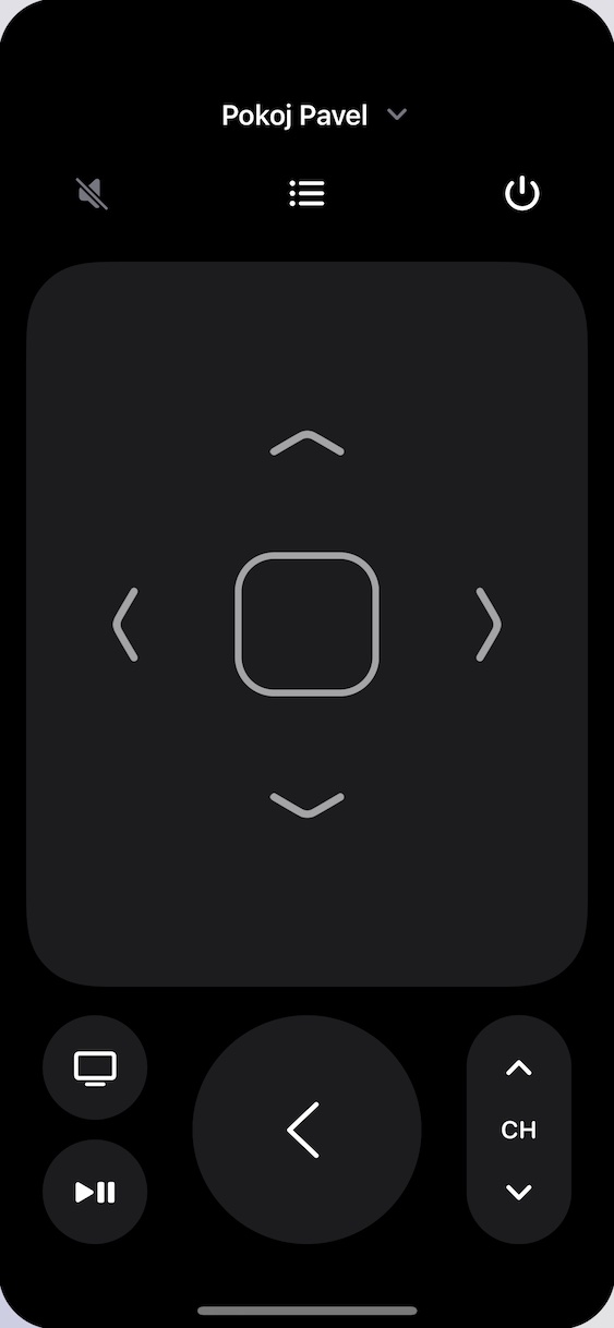 apple_tv_remote_iphone7 ovládání apple tv přes iphone