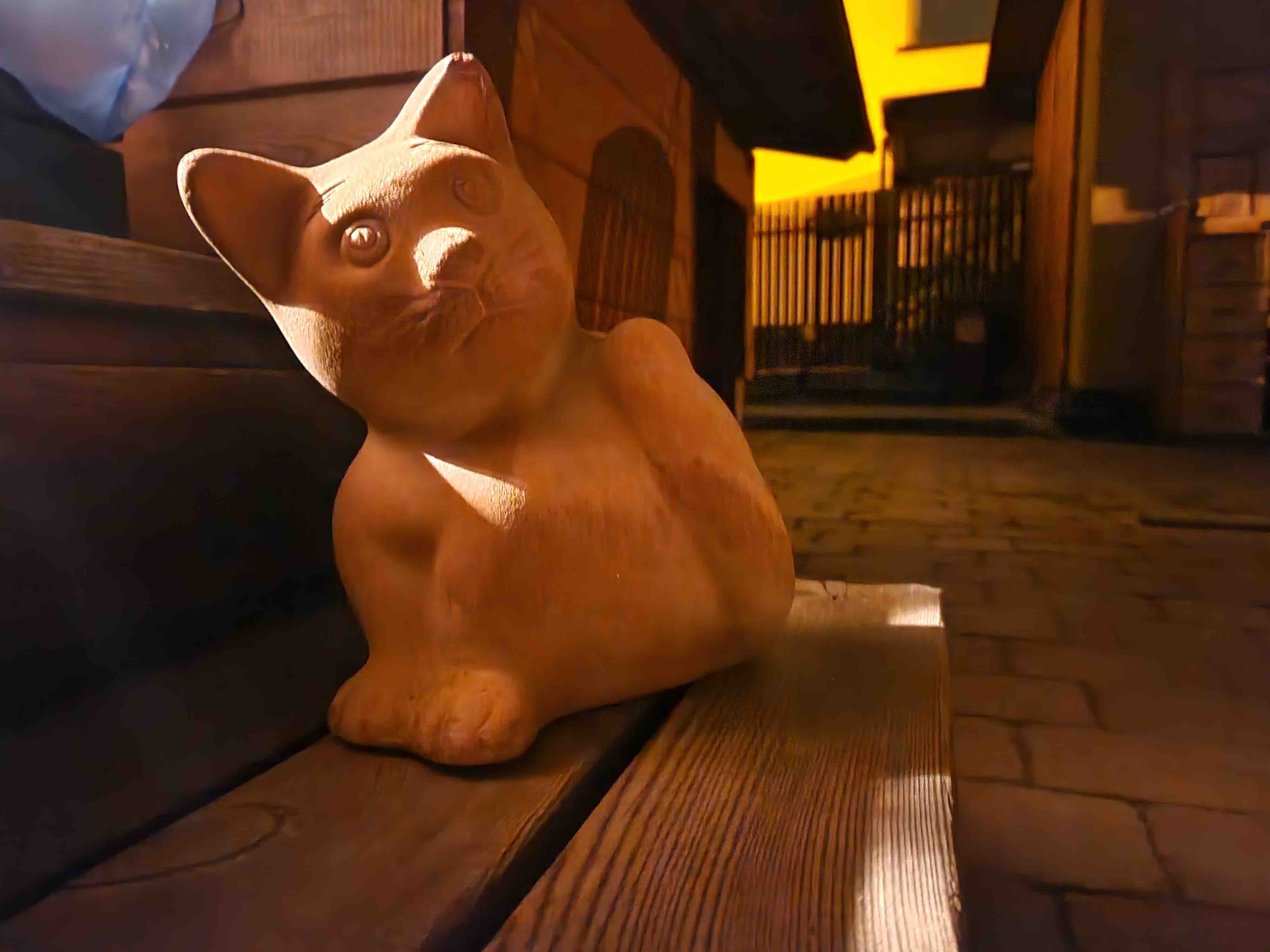 ceramic cat figurine