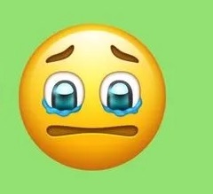 emoji crying face